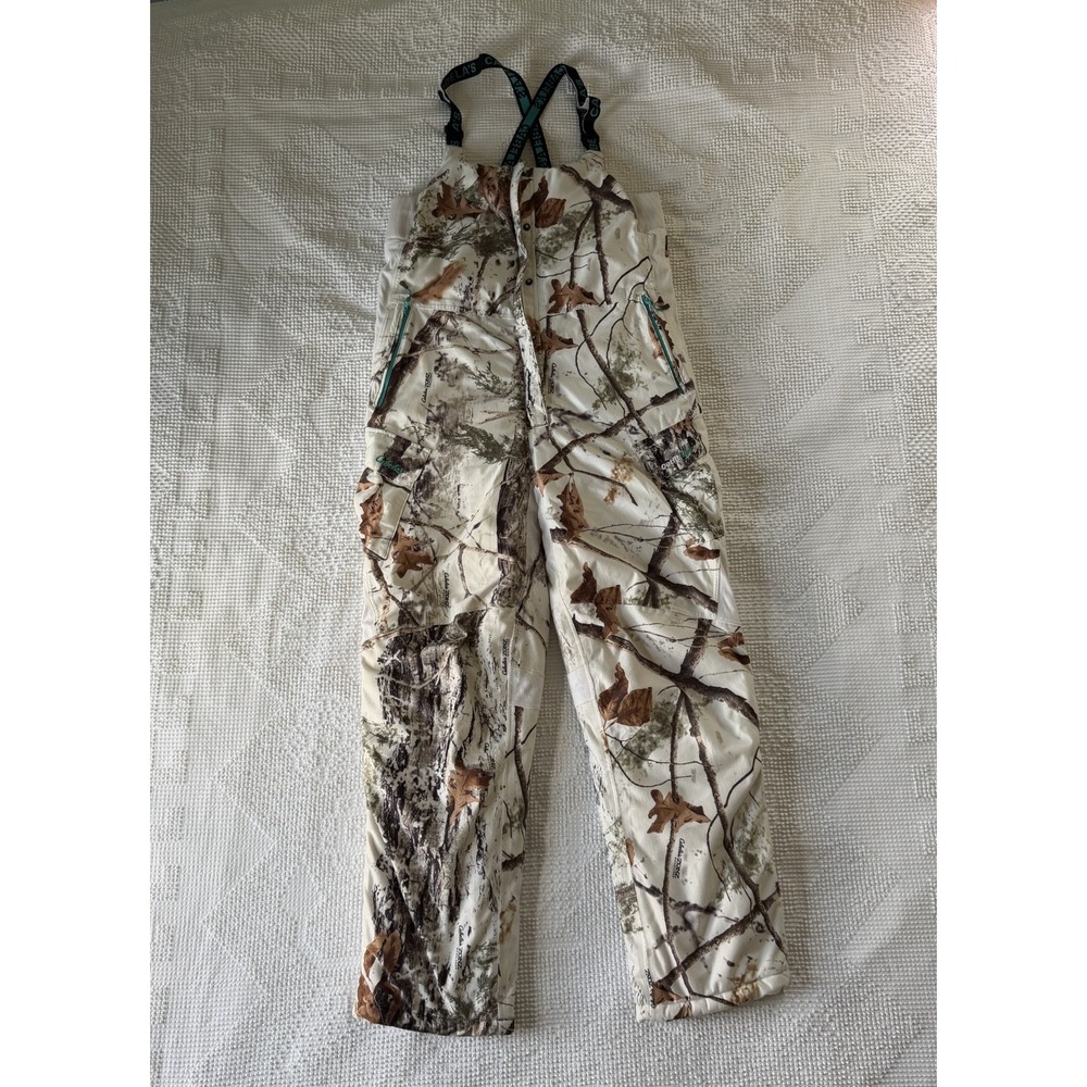 Cabella's Snow Pants Bib Overalls Hunting Camoflage Womens Size Large